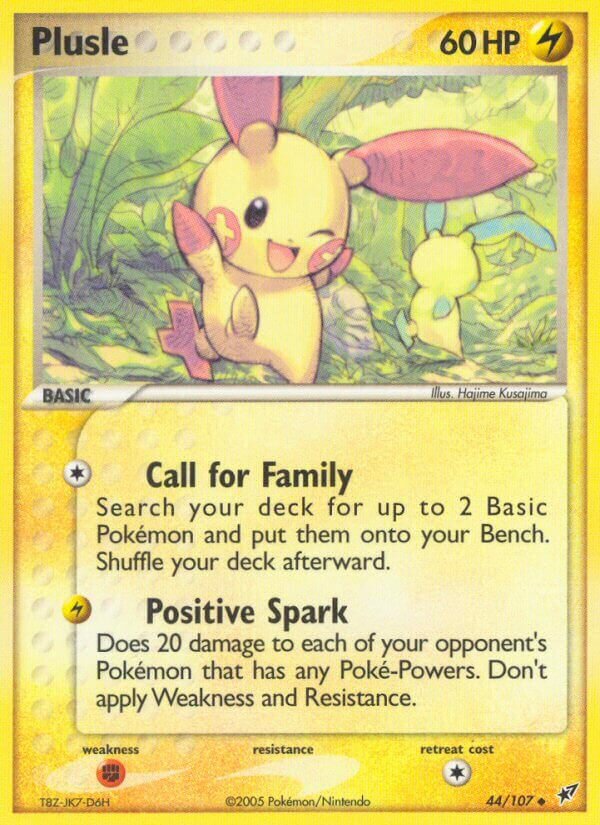 Plusle 044/108 — EX Deoxys (English Pokémon TCG card)