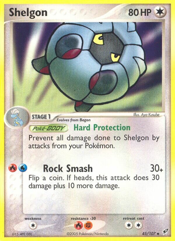 Shelgon 045/108 — EX Deoxys (English Pokémon TCG card)