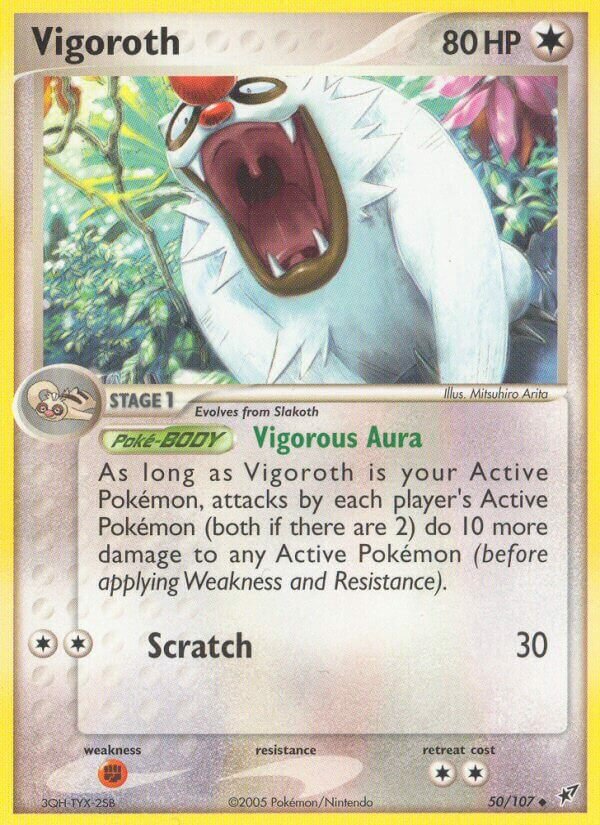 Vigoroth 050/108 — EX Deoxys (English Pokémon TCG card)