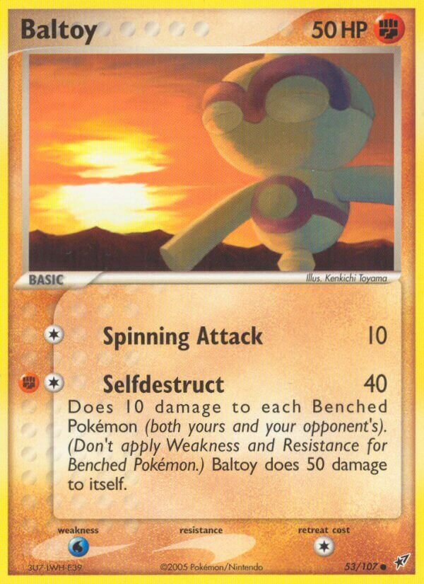 Baltoy 053/108 — EX Deoxys (English Pokémon TCG card)