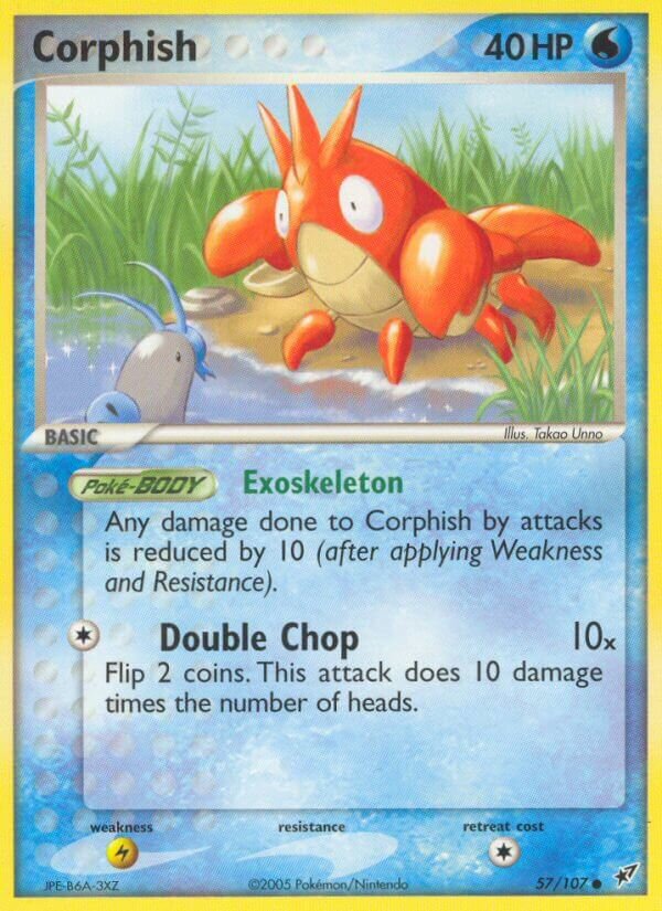 Corphish 057/108 — EX Deoxys (English Pokémon TCG card)