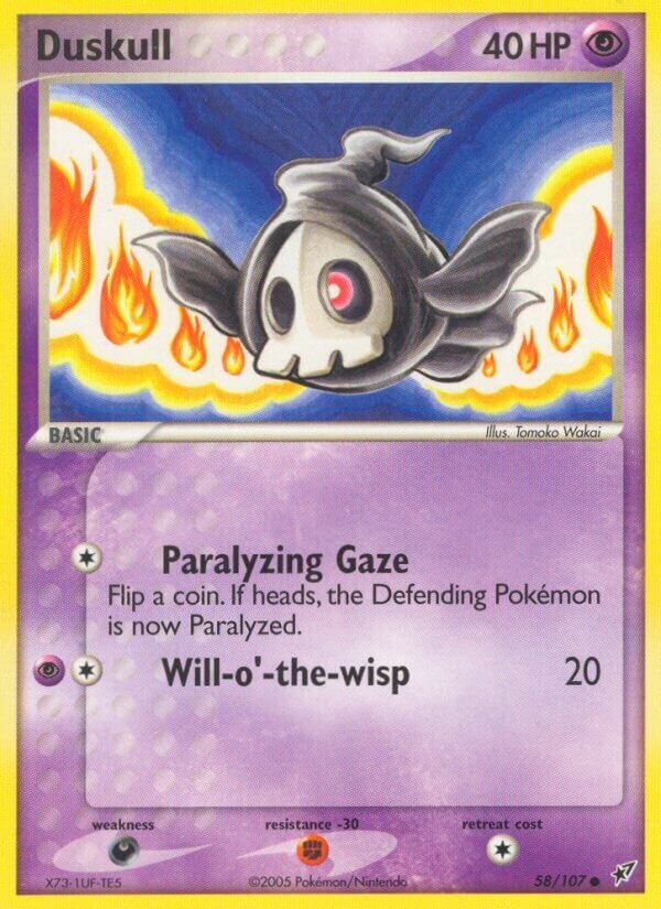 Duskull 058/108 — EX Deoxys (English Pokémon TCG card)
