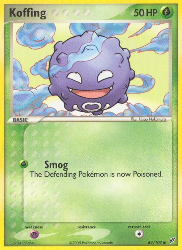 Koffing 062/108 — EX Deoxys (English Pokémon TCG card)