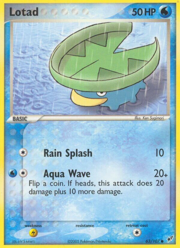Lotad 063/108 — EX Deoxys (English Pokémon TCG card)