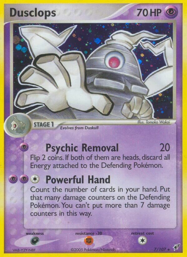 Dusclops 007/108 — EX Deoxys (English Pokémon TCG card)