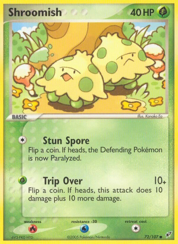 Shroomish 072/108 — EX Deoxys (English Pokémon TCG card)