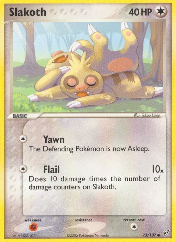 Slakoth 073/108 — EX Deoxys (English Pokémon TCG card)