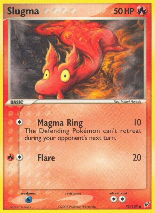 Slugma 075/108 — EX Deoxys (English Pokémon TCG card)