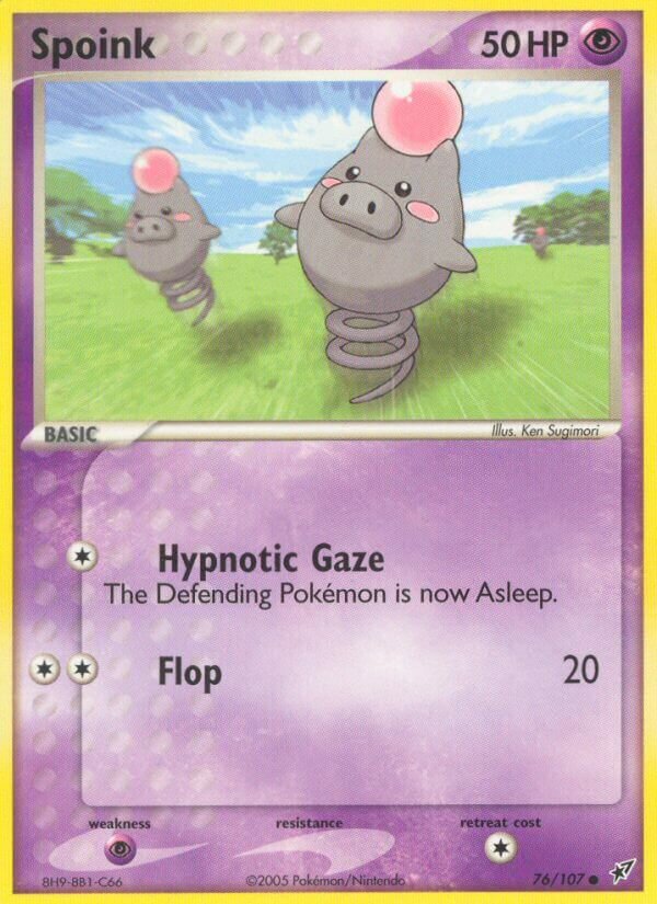 Spoink 076/108 — EX Deoxys (English Pokémon TCG card)