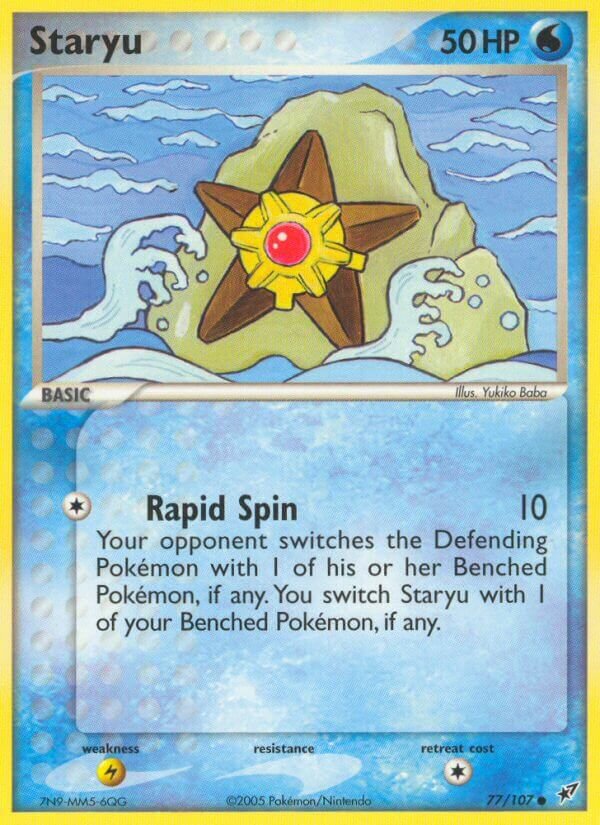 Staryu 077/108 — EX Deoxys (English Pokémon TCG card)