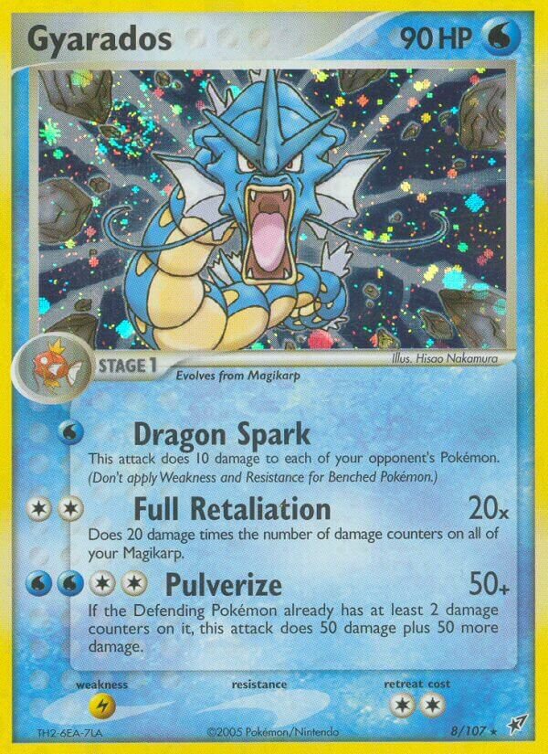 Gyarados 008/108 — EX Deoxys (English Pokémon TCG card)