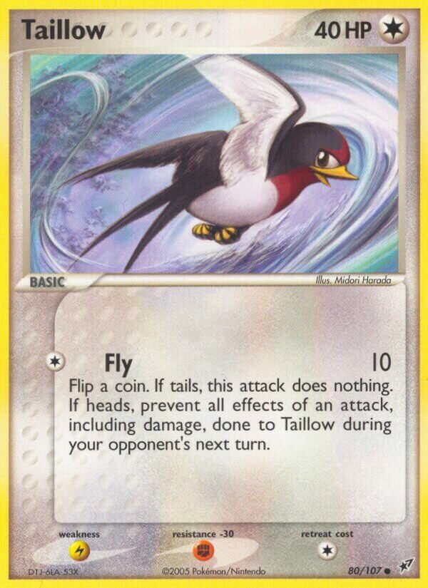 Taillow 080/108 — EX Deoxys (English Pokémon TCG card)