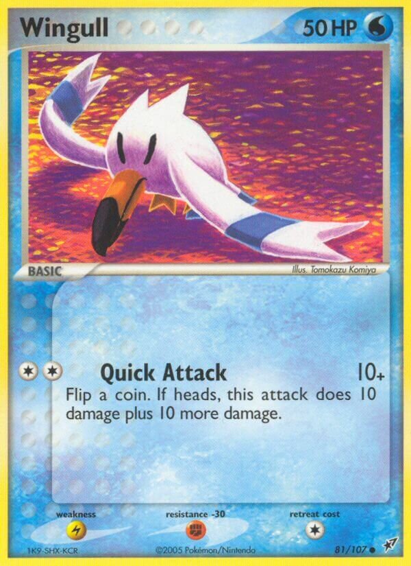Wingull 081/108 — EX Deoxys (English Pokémon TCG card)