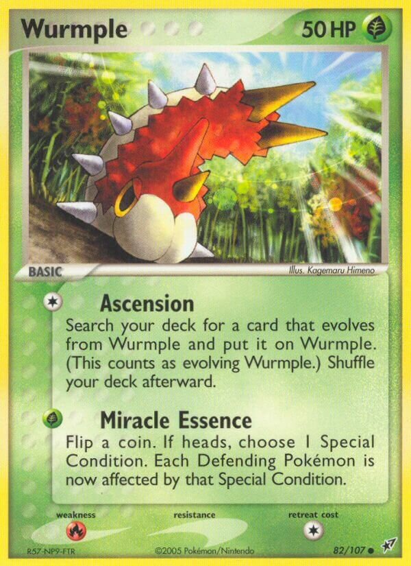 Wurmple 082/108 — EX Deoxys (English Pokémon TCG card)