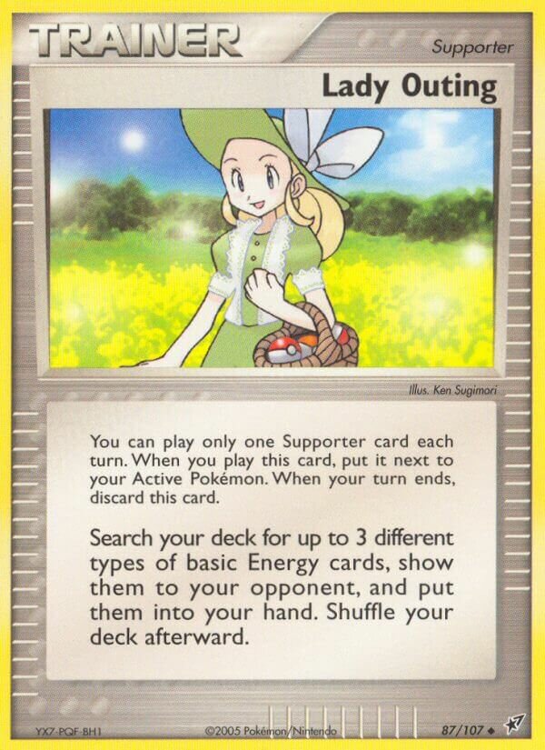 Lady Outing 087/108 — EX Deoxys (English Pokémon TCG card)