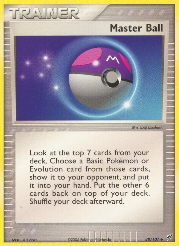 Master Ball 088/108 — EX Deoxys (English Pokémon TCG card)