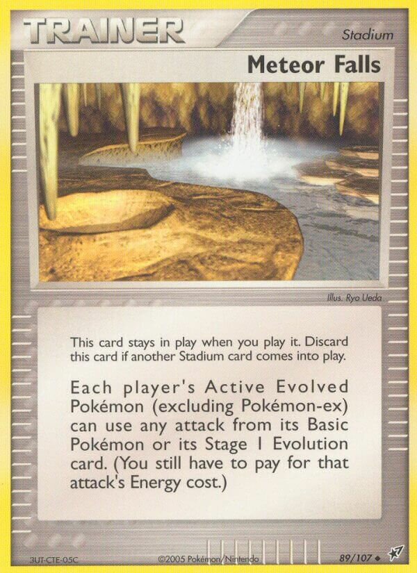 Meteor Falls 089/108 — EX Deoxys (English Pokémon TCG card)