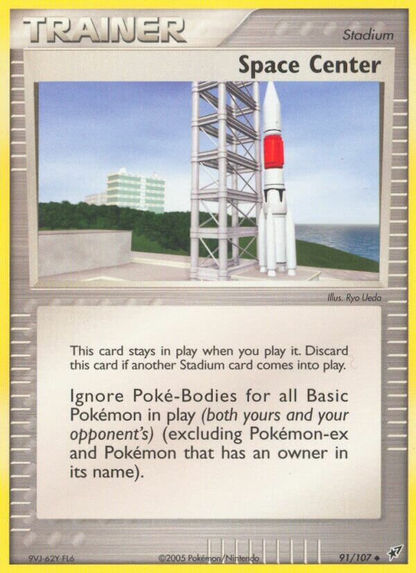 Space Center 091/108 — EX Deoxys (English Pokémon TCG card)
