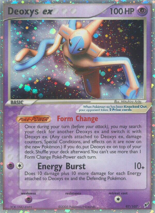 Deoxys ex 097/108 — EX Deoxys (English Pokémon TCG card)