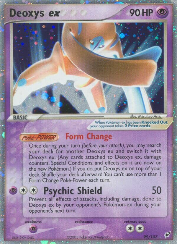 Deoxys ex 099/108 — EX Deoxys (English Pokémon TCG card)
