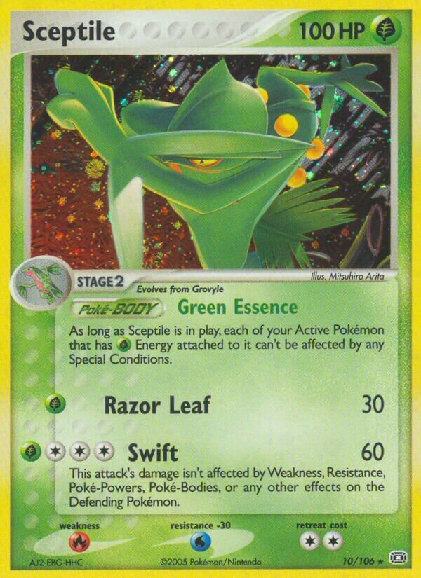 Sceptile 010/107 — EX Emerald (English Pokémon TCG card)