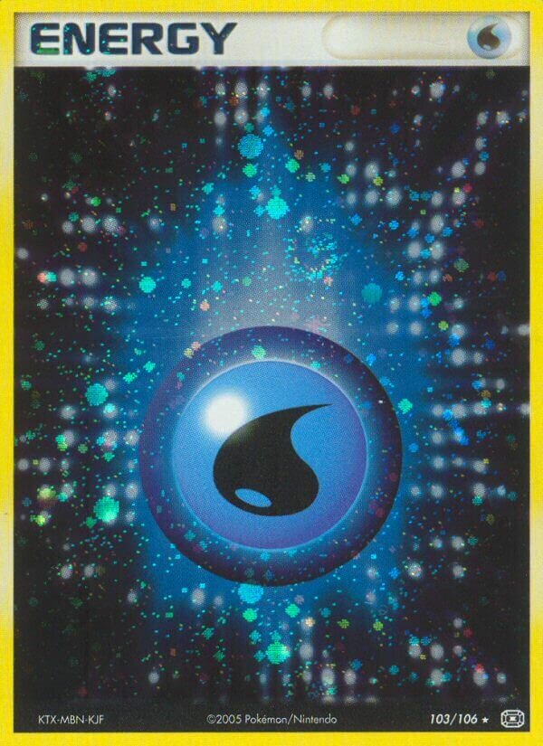 Water Energy 103/107 — EX Emerald (English Pokémon TCG card)