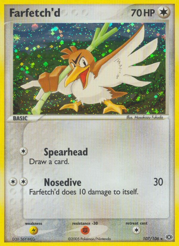 Farfetch'd 107/107 — EX Emerald (English Pokémon TCG card)