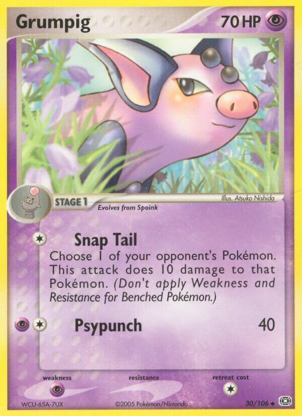 Grumpig 030/107 — EX Emerald (English Pokémon TCG card)
