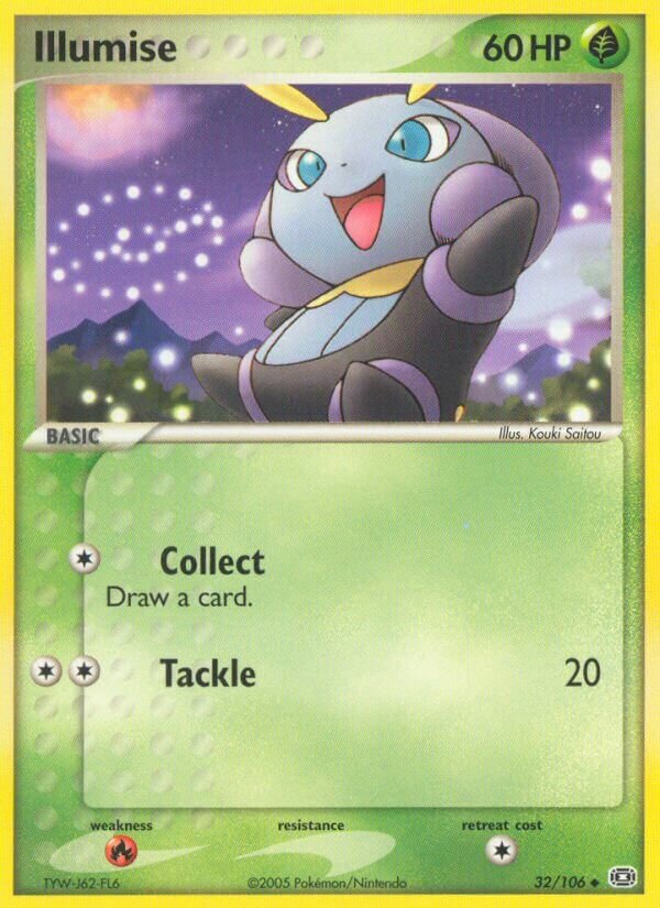 Illumise 032/107 — EX Emerald (English Pokémon TCG card)