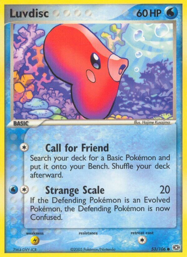 Luvdisc 053/107 — EX Emerald (English Pokémon TCG card)