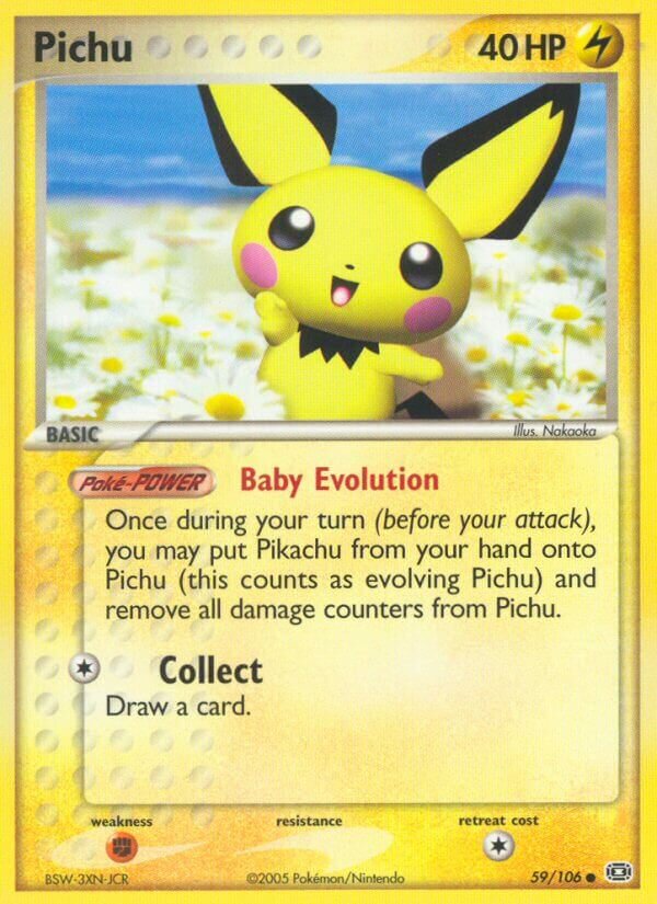Pichu 059/107 — EX Emerald (English Pokémon TCG card)