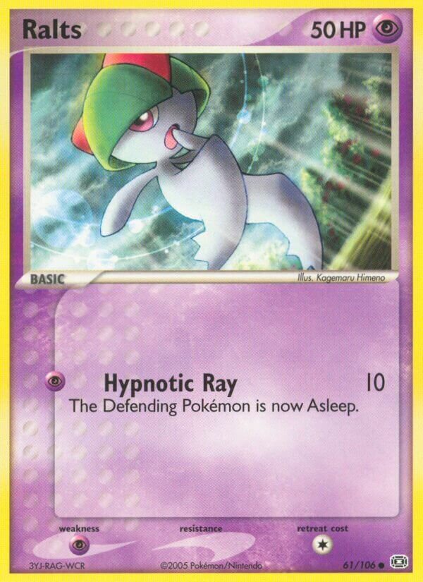 Ralts 061/107 — EX Emerald (English Pokémon TCG card)
