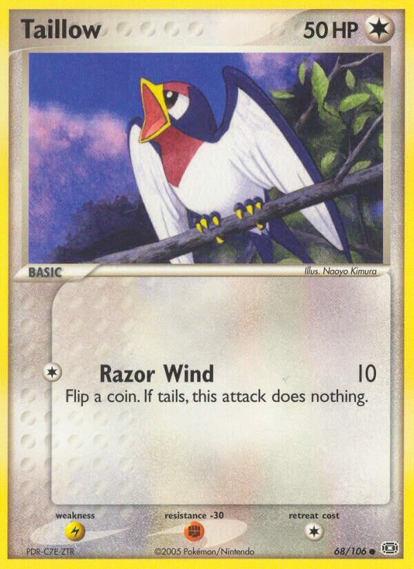 Taillow 068/107 — EX Emerald (English Pokémon TCG card)