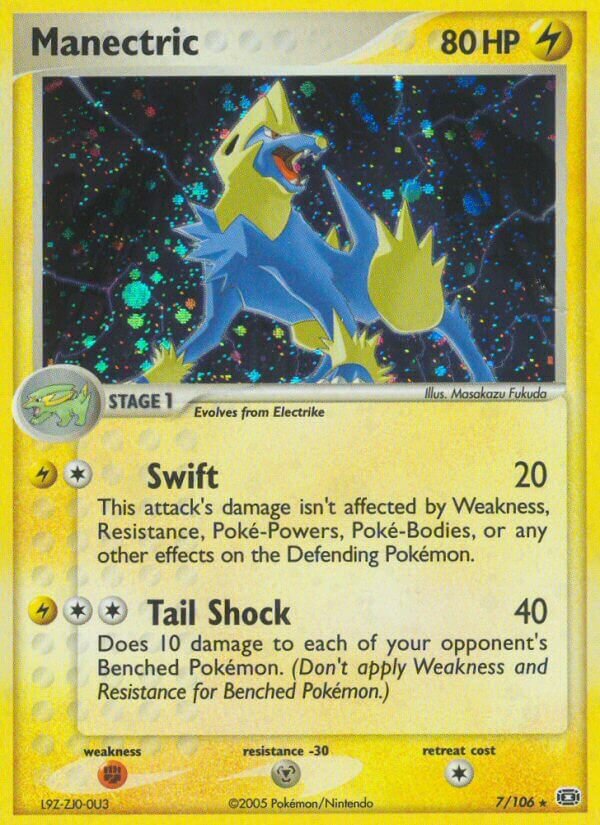 Manectric 007/107 — EX Emerald (English Pokémon TCG card)