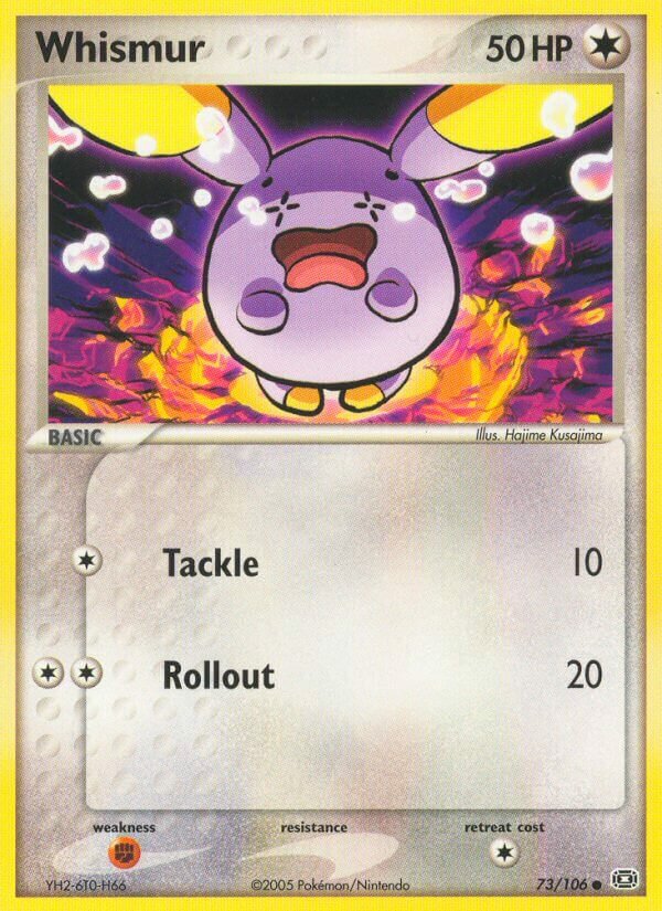 Whismur 073/107 — EX Emerald (English Pokémon TCG card)