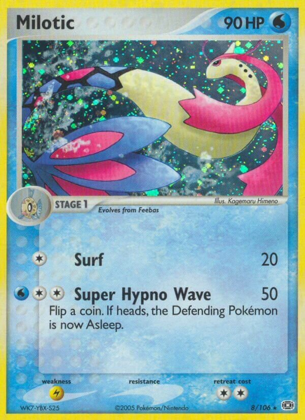 Milotic 008/107 — EX Emerald (English Pokémon TCG card)