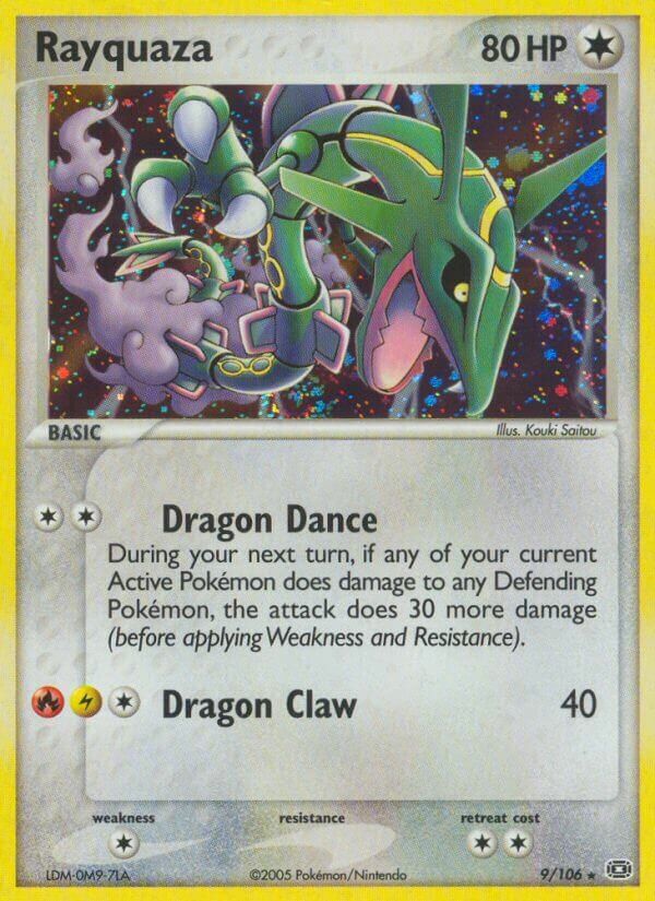 Rayquaza 009/107 — EX Emerald (English Pokémon TCG card)