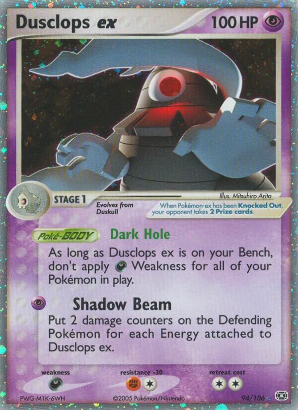 Dusclops ex 094/107 — EX Emerald (English Pokémon TCG card)