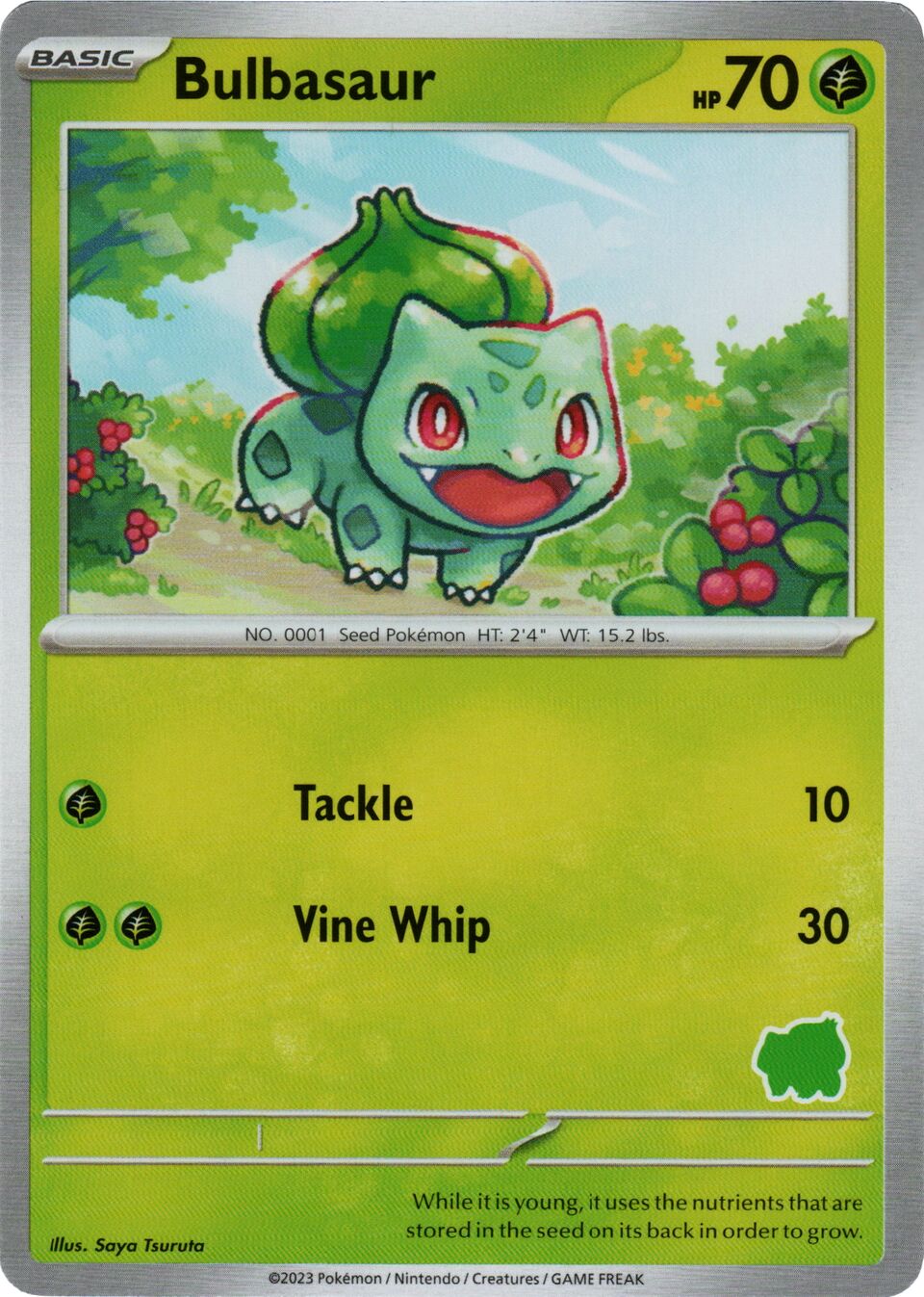 Bulbasaur 003 — My First Battle (Bulbasaur) (English Pokémon TCG card)