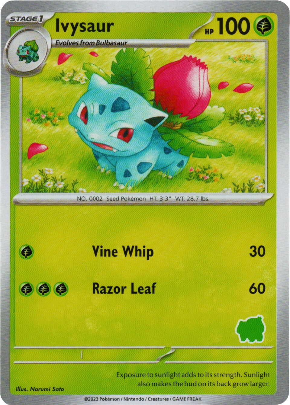 Ivysaur 004 — My First Battle (Bulbasaur) (English Pokémon TCG card)