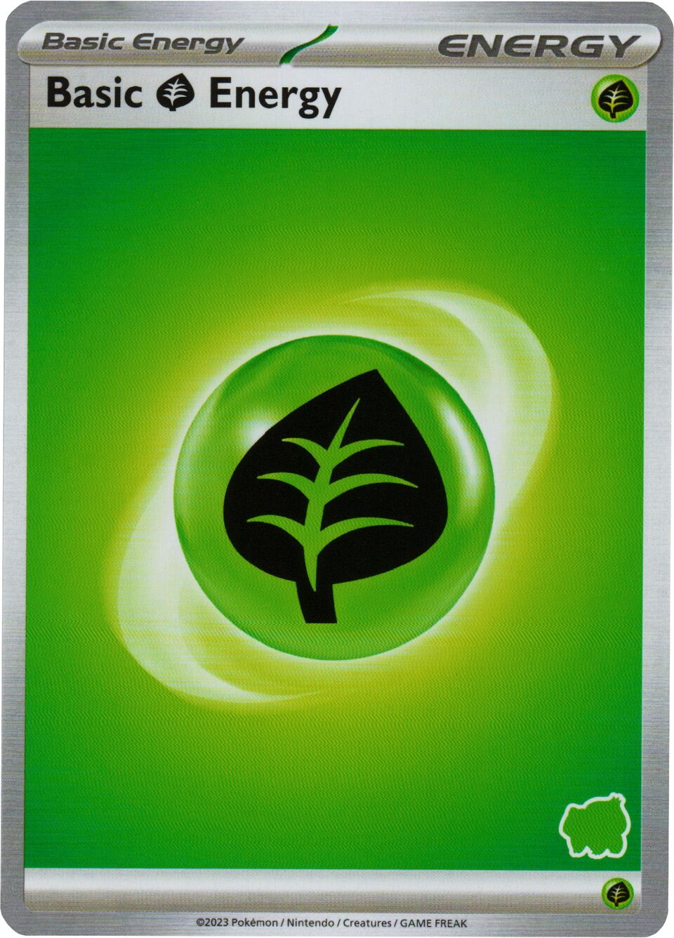 Basic Grass Energy 012 — My First Battle (Bulbasaur) (English Pokémon TCG card)