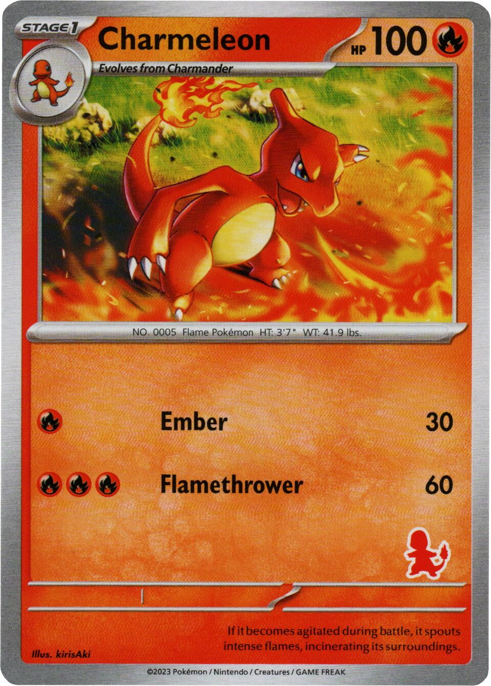 Charmeleon NO/004 — My First Battle (Charmander) (English Pokémon TCG card)