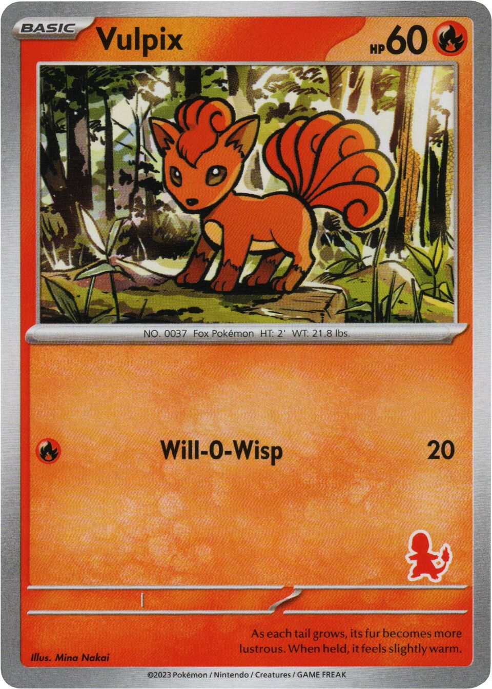 Vulpix NO/005 — My First Battle (Charmander) (English Pokémon TCG card)