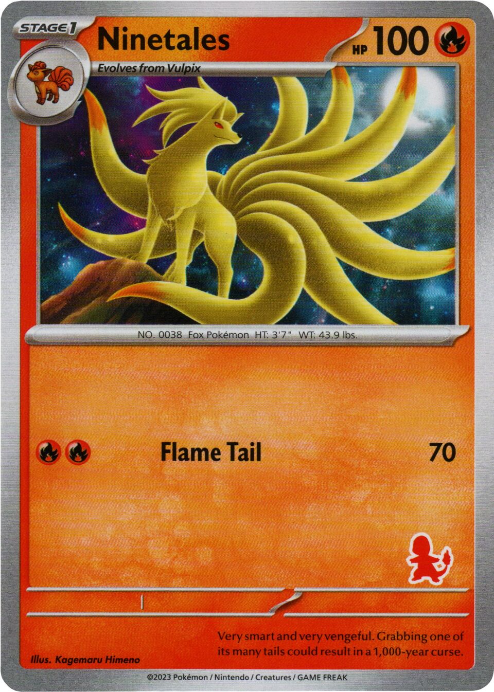 Ninetales NO/006 — My First Battle (Charmander) (English Pokémon TCG card)