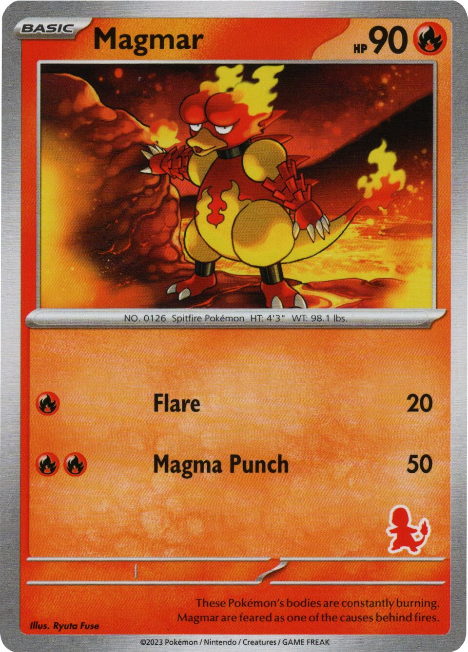 Magmar NO/009 — My First Battle (Charmander) (English Pokémon TCG card)