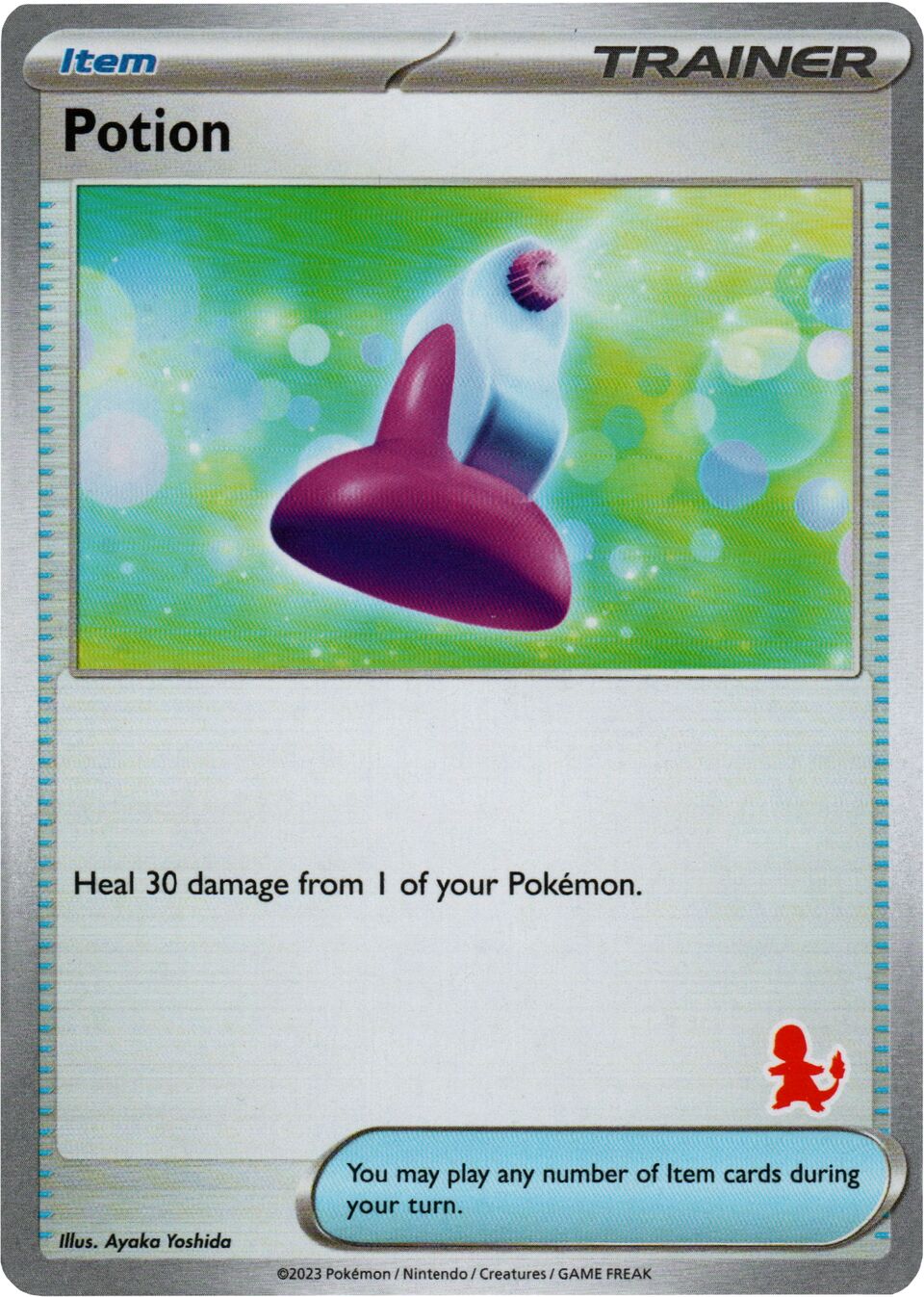 Potion NO/010 — My First Battle (Charmander) (English Pokémon TCG card)