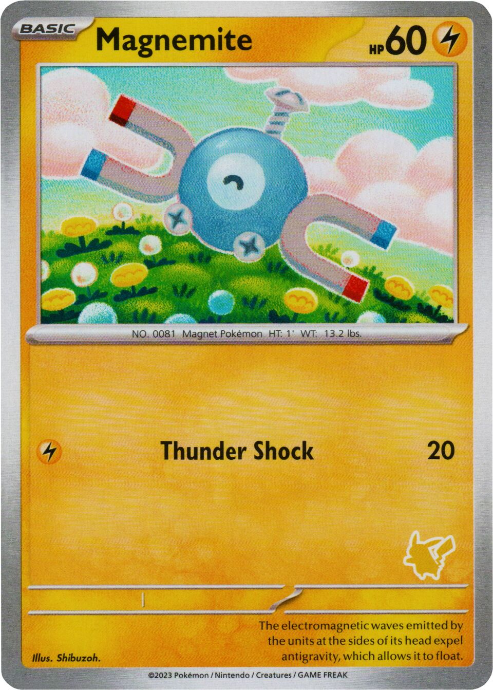 Magnemite 005 — My First Battle (Pikachu) (English Pokémon TCG card)