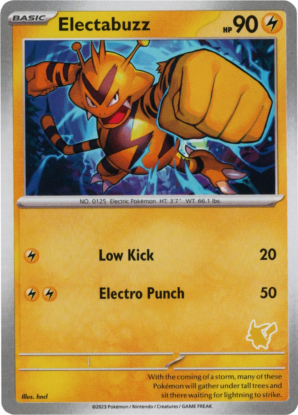 Electabuzz 009 — My First Battle (Pikachu) (English Pokémon TCG card)