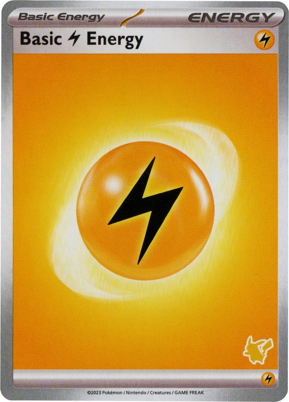 Basic Lightning Energy 012 — My First Battle (Pikachu) (English Pokémon TCG card)