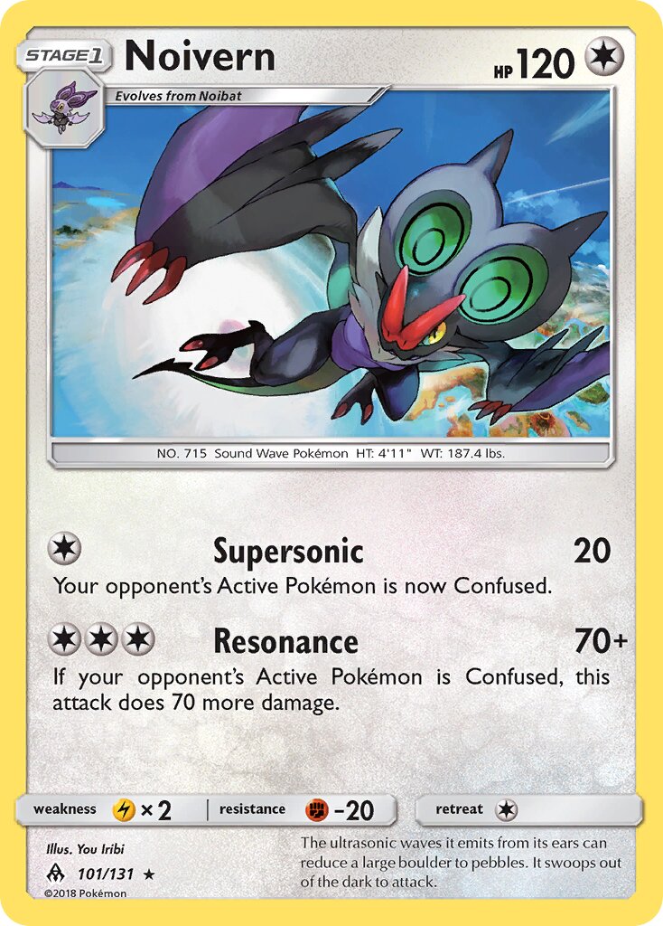 Noivern 101/140 — Forbidden Light (English Pokémon TCG card)